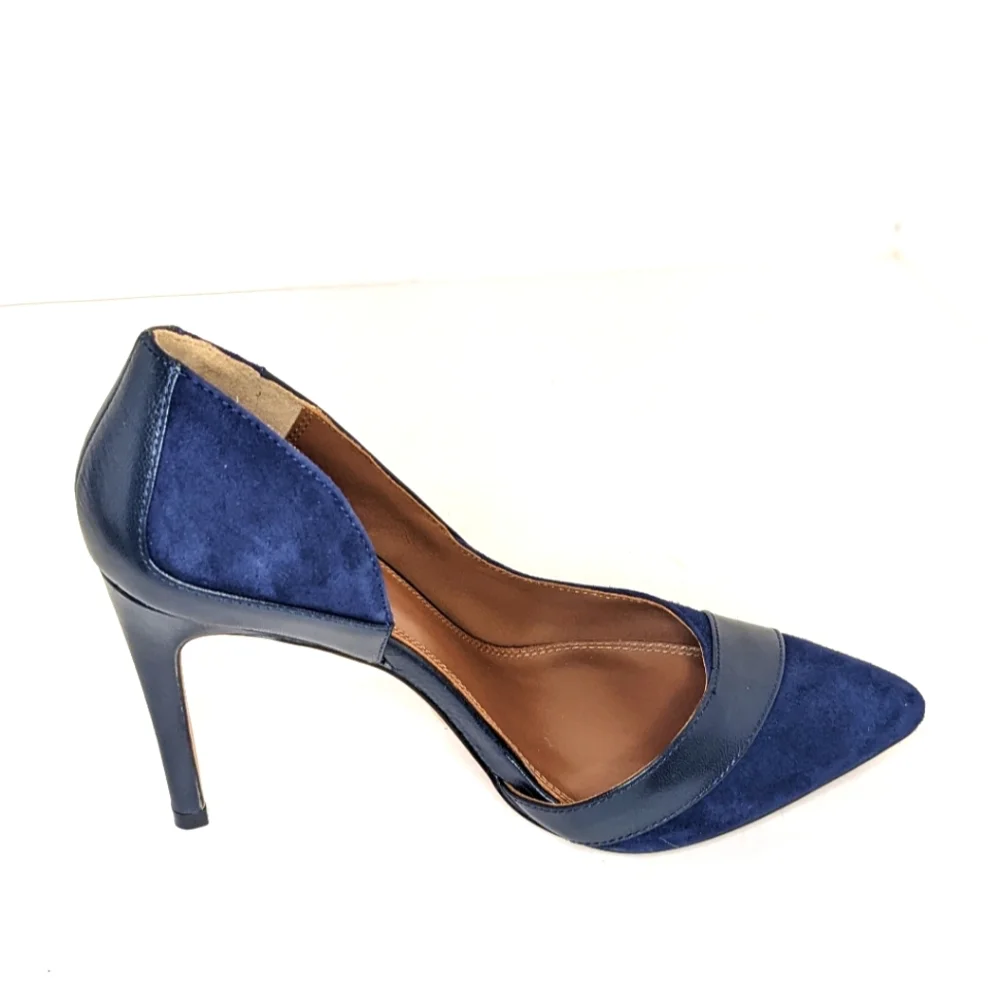 NWOT Reiss suede and leather heels - Picture 12 of 16